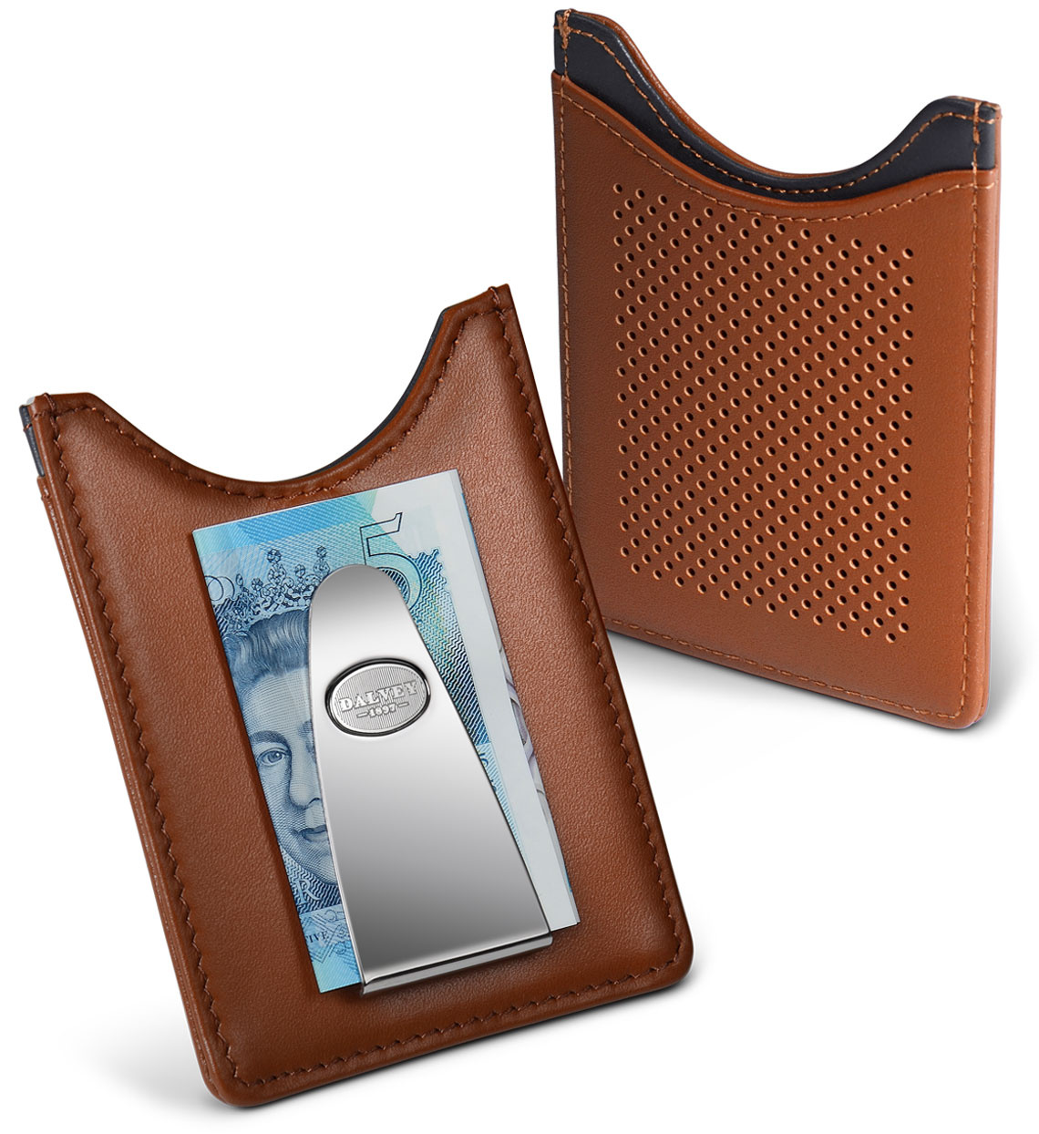 DALVEY Kartenetui RFID Scheckkartenetui Geldklammer Kreditkartenetui Geldclip 