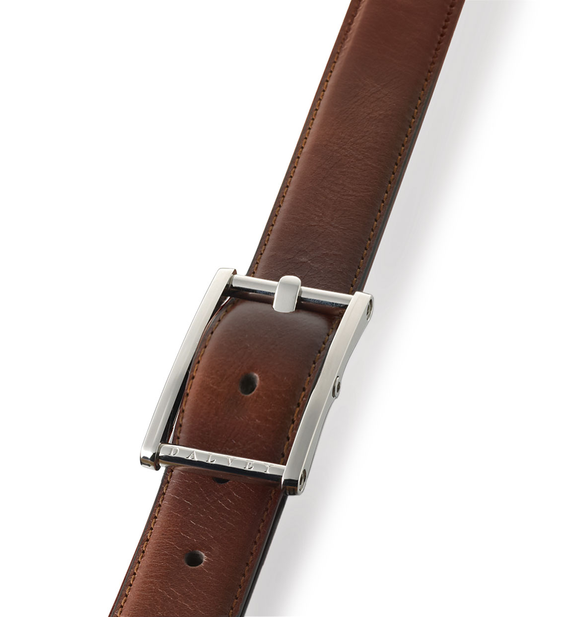 Statesman Leather Belt Brown Onyx Leather - Dalvey