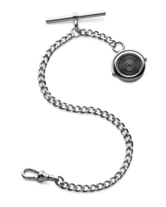 Albert Pocket Watch Chain Fulcrum Black