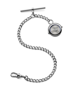 Albert Pocket Watch Chain Fulcrum White/blue