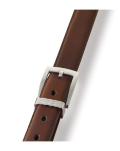 Classic Leather Belt Brown Fix Leather