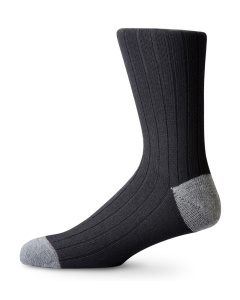 English Leisure Socks Black & Dark Grey