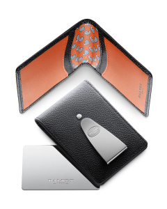 Insignia Wallet Black/Orange Paisley