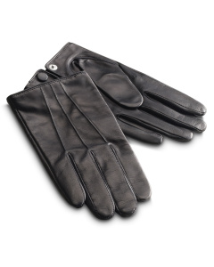 Lermontov Gloves, Silk Lined Black