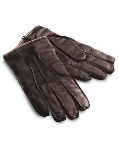 Lincoln Gloves, Cashmere Lined Brown