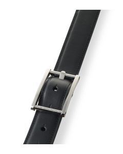 Statesman Leather Belt Black Fix Leather