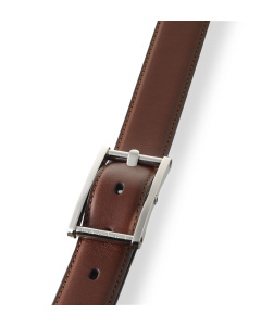 Statesman Leather Belt Brown Fix Leather