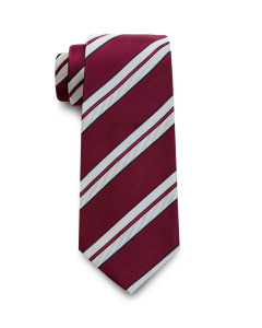 Tie Quiver Stripe Burgundy & Red