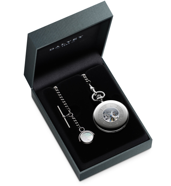 Dalvey half hunter deals pocket watch