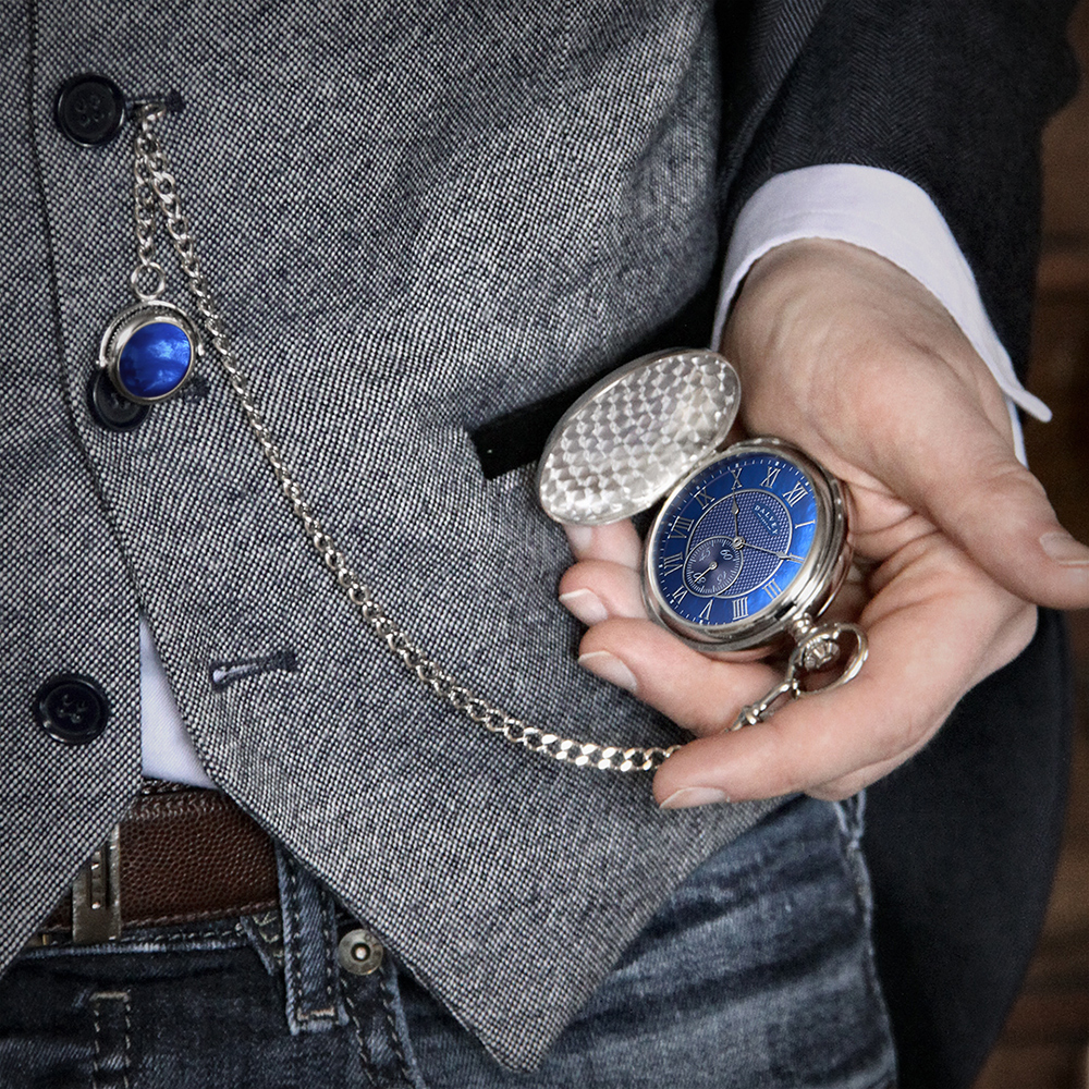 Double Albert Style Pocket Watch